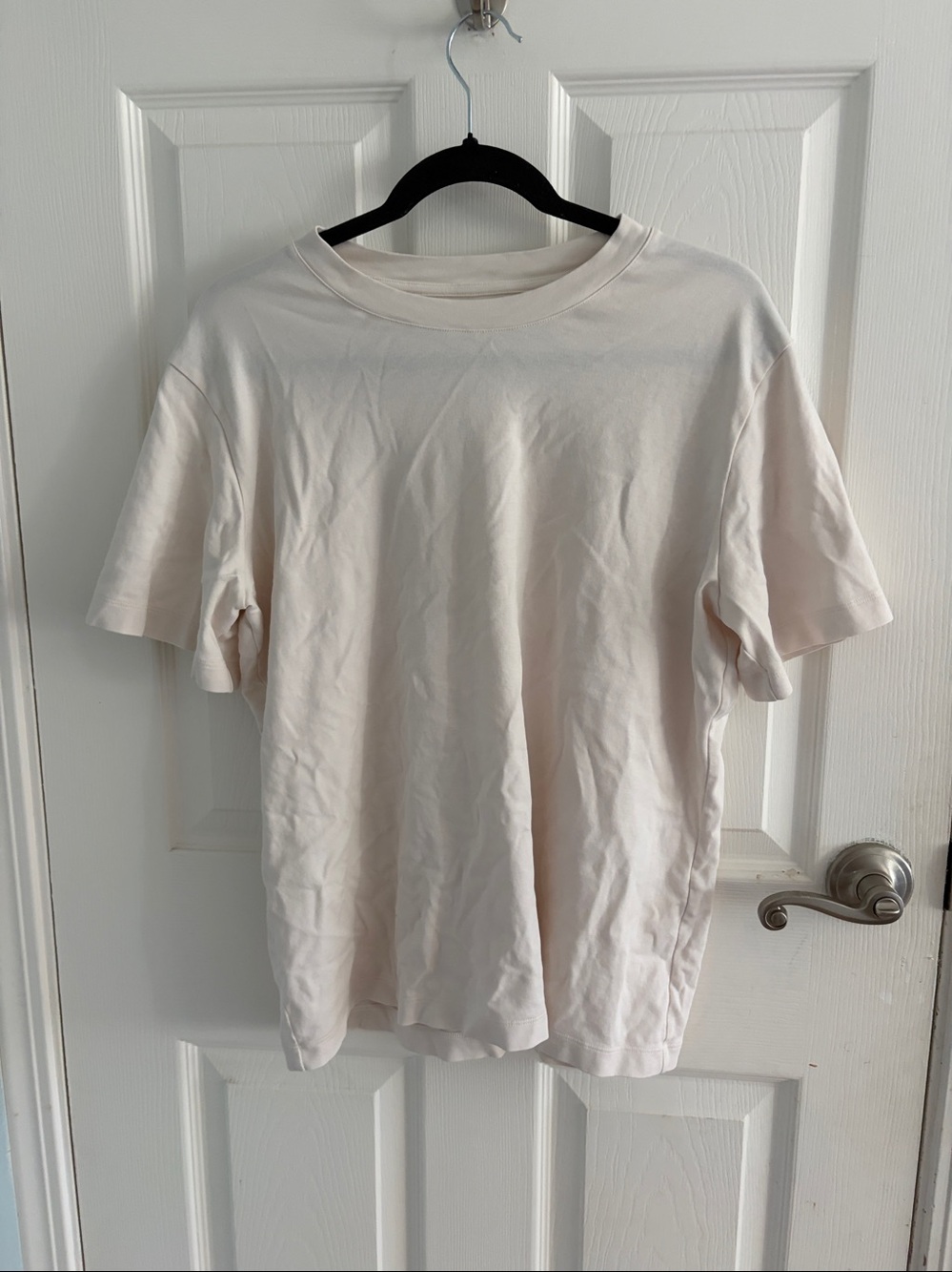 M.M. LaFleur Leslie T-Shirt size xxl crew neck ivory cream color